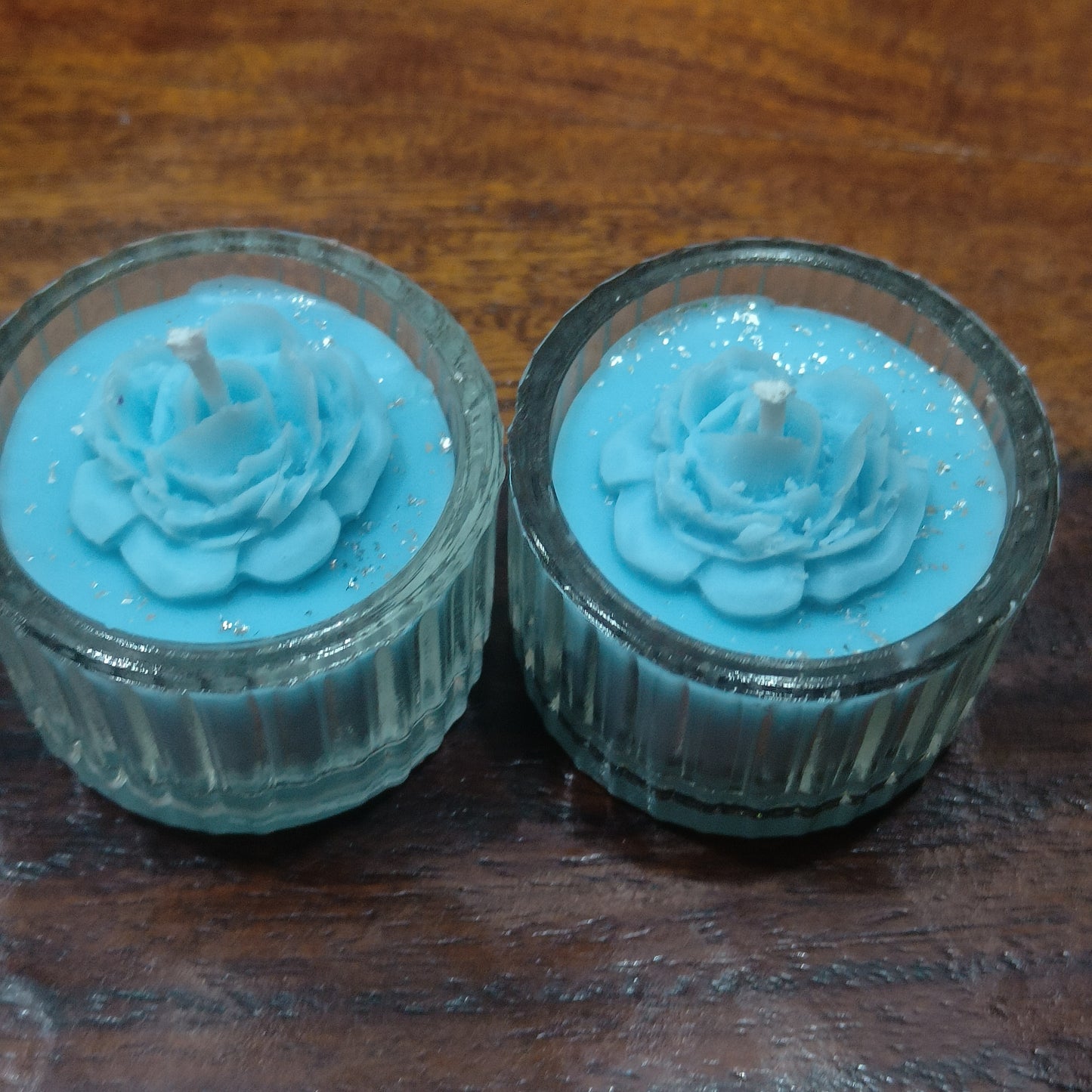 Glass Tea Light Candle β Festive & Relaxing Ambiance, Pack of 2