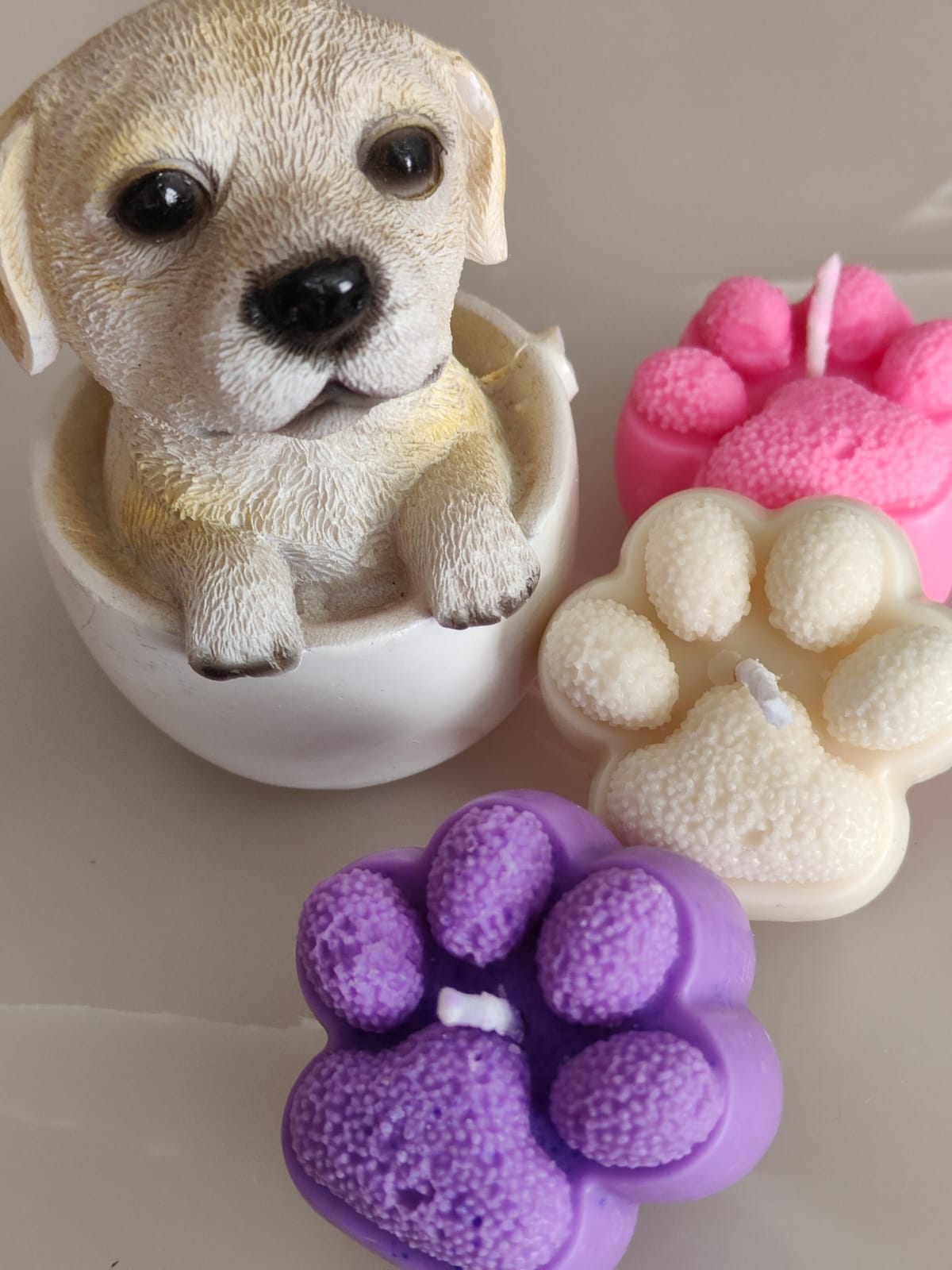 Paw-Shaped Tea Light Candle 🐾
