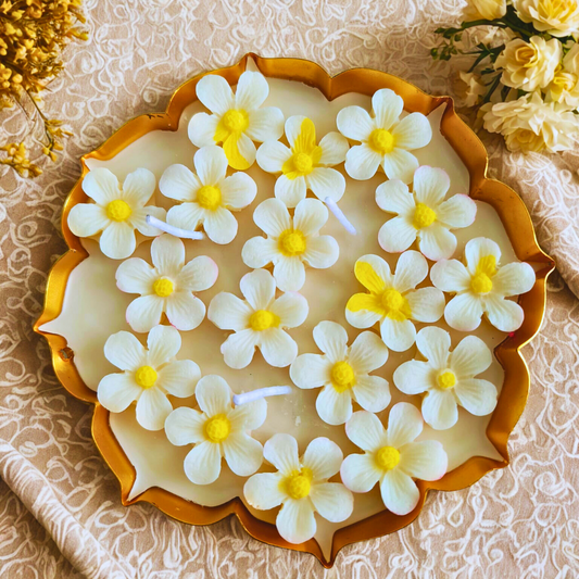 Classic Lotus Urli with Floral Embellished (5.5")