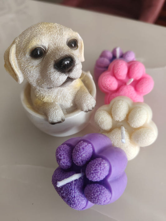 Paw-Shaped Tea Light Candle 🐾